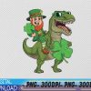 WTMWEBMOI 06 72 St Patricks Day Leprechaun Riding T Rex Funny Dino PNG, Digital Download
