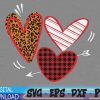 WTMWEBMOI 03 16 Valentines Day Hearts Love Leopard Plaid Svg, Eps, Png, Dxf, Digital Download
