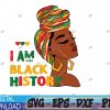 WTMWEBMOI 04 I Am Black History Month African American For Svg, Eps, Png, Dxf, Digital Download