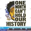 WTMWEBMOI 04 14 Black History Month One Month Can't Hold Our History Svg, Eps, Png, Dxf, Digital Download