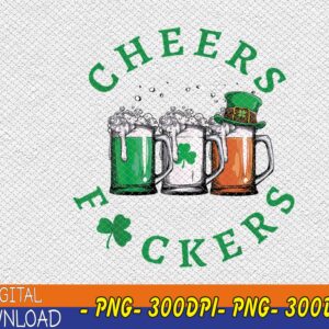 WTMWEBMOI123 03 11 Cheers Fuckers St Patricks Day Ireland Beer Drinking PNG, Digital Download