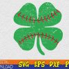 WTMWEBMOI123 03 12 St Patricks Day Shamrock Baseball Saint Paddy's Svg, Eps, Png, Dxf, Digital Download
