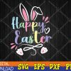 WTMWEBMOI123 04 10 Happy Easter Bunny Rabbit Face Funny Easter Day Women Girls Svg, Eps, Png, Dxf, Digital Download