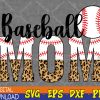 WTMWEBMOI123 04 38 Softball Baseball Mom Leopard Mother's Day Svg, Eps, Png, Dxf, Digital Download
