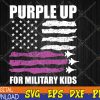 WTMWEBMOI123 04 131 Purple Up US Flag Fighter Jet Military Kids Military Child Svg, Eps, Png, Dxf, Digital Download