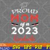 WTMWEBMOI123 04 44 Womens Proud Mom of a Class of 2023 Graduate Senior 23 Mommy Women Svg, Eps, Png, Dxf, Digital Download