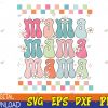 WTMWEBMOI123 04 49 Women Groovy Mama Matching Family Mothers Day Svg, Eps, Png, Dxf, Digital Download