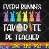 WTMWEBMOI123 04 82 Every Bunny's Favorite PE Teacher Svg, Eps, Png, Dxf, Digital Download