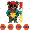 WTMWEBMOI066 04 Juneteenth Black Mens Hip Hop Teddy Bear African American Svg, Eps, Png, Dxf, Digital Download