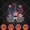 WTMWEBMOI066 04 101 Unicorn Face Sunglasses As American Flag 4th July Patriotic Svg, Eps, Png, Dxf, Digital Download