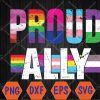 WTMWEBMOI066 04 86 Proud Ally - For Gay Pride Month Transgender Flag Distressed Svg, Eps, Png, Dxf, Digital Download