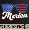 WTMWEBMOI066 09 56 Merica 4th of July Patriotic American Flag Apparel Svg, Eps, Png, Dxf, Digital Download