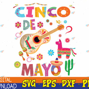 WTMWEBMOI123 04 112 Cinco De Mayo Svg Mexican Fiesta 5 De Mayo Svg, Eps, Png, Dxf, Digital Download