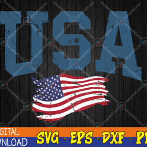 WTMWEBMOI123 04 331 Patriotic USA , Distressed American Flag Svg, Eps, Png, Dxf, Digital Download