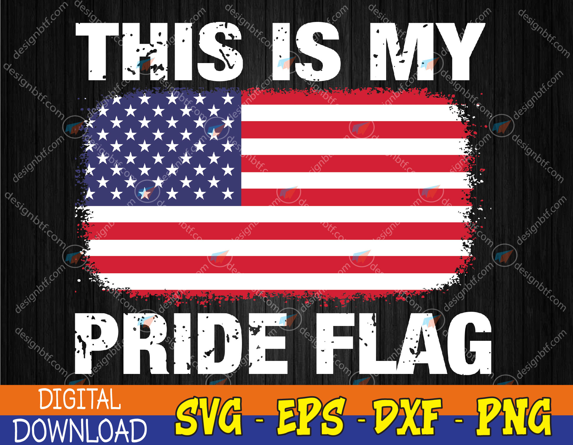 This Is My Pride Flag Svg, Eps, Png, Dxf, Digital Download - DesignBTF