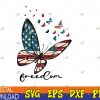 WTMWEBMOI123 04 363 America Freedom Butterfly ,4th July svg, Patriotic svg, American Svg, Eps, Png, Dxf, Digital Download