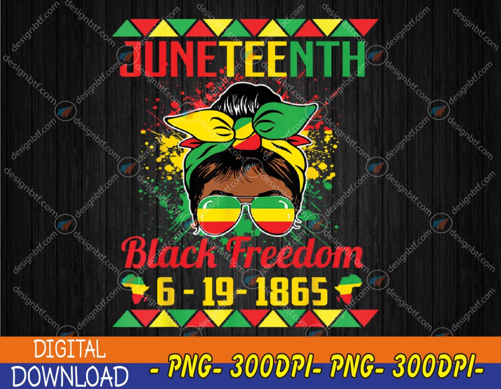 Juneteenth Celebrations through glasses of Bold Black Women Svg, Eps ...