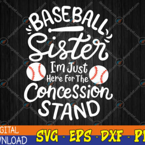 WTMWEBMOI123 04 98 Baseball Sister Svg, Eps, Png, Dxf, Digital Download