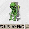 WTMWEBMOI066 09 224 Gaming Halloween Skeleton Scary Gamer Funny Svg, Eps, Png, Dxf, Digital Download