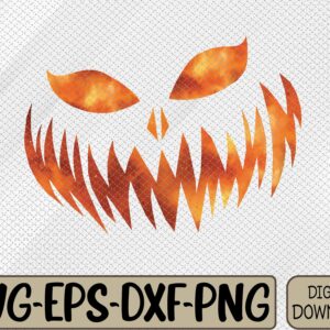 WTMWEBMOI066 09 225 Scary Pumpkin Face - Halloween Costume Svg, Eps, Png, Dxf, Digital Download