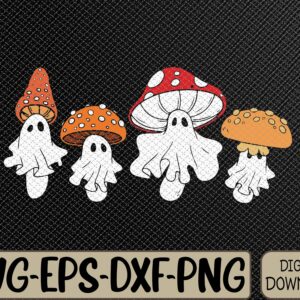 WTMWEBMOI066 09 239 Ghost bundle Magic mushroom Spooky season Scary Ghost Halloween Witchcraft Funny fall Svg, Eps, Png, Dxf, Digital Download