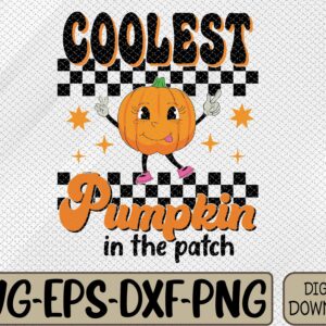 WTMWEBMOI066 09 250 Coolest Pumpkin In The Patch Halloween Svg, Eps, Png, Dxf, Digital Download