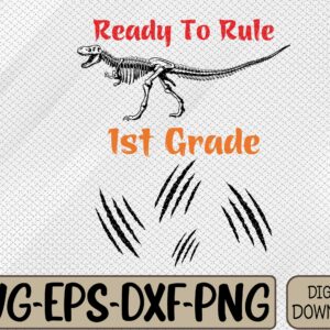WTMWEBMOI066 09 281 scaled Raptor Dinosaur Ready To Rule 1st Grade Back To School Svg, Eps, Png, Dxf, Digital Download