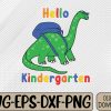 WTMWEBMOI066 09 286 Kids Kindergarten Dinosaur 1st Day Of School Dino Apatosaurus Svg, Eps, Png, Dxf, Digital Download