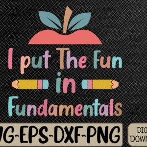 WTMWEBMOI066 09 32 scaled Fun in Fundamentals - Funny Teachers Day, Back to School Svg, Eps, Png, Dxf, Digital Download