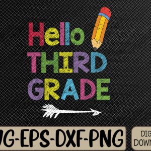 WTMWEBMOI066 09 341 scaled Funny Hello Third Grade, Funny Back To The School Svg, Eps, Png, Dxf, Digital Download