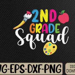WTMWEBMOI066 09 79 scaled 2nd Grade Squad Second Teacher Student Team Back To School Svg, Eps, Png, Dxf, Digital Download