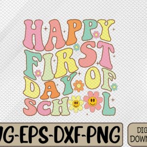WTMWEBMOI066 09 84 scaled Retro Happy First Day Of School Back To School Svg, Eps, Png, Dxf, Digital Download