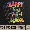 WTMWEBMOI066 09 85 Happy First Day Of School Summer's Out For School Svg, Eps, Png, Dxf, Digital Download