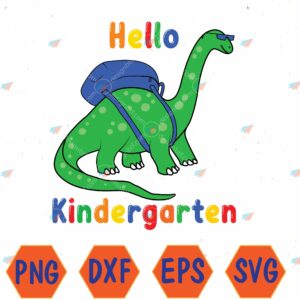 WTMWEBMOI066 04 12 scaled Kids Kindergarten Dinosaur 1st Day Of School Dino Apatosaurus Svg, Eps, Png, Dxf, Digital Download