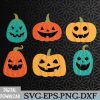WTMWEBMOI066 09 119 Types of Pumpkin Jack O Lantern Collection Retro Halloween Svg, Eps, Png, Dxf, Digital Download