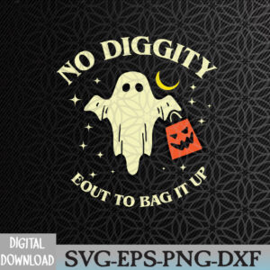 WTMWEBMOI066 09 15 Halloween Ghost No Diggity Costume Svg, Eps, Png, Dxf, Digital Download