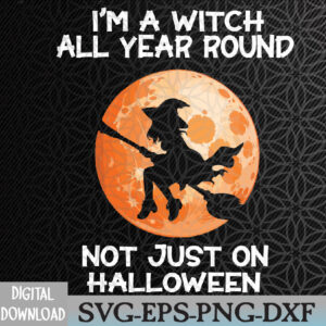 WTMWEBMOI066 09 185 I'm A Witch Costume Halloween Svg, Eps, Png, Dxf, Digital Download