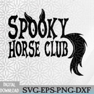 WTMWEBMOI066 09 207 Spooky Horse Club Svg, Eps, Png, Dxf, Digital Download