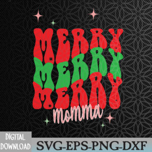 WTMWEBMOI066 09 265 Retro Merry Momma Svg, Eps, Png, Dxf, Digital Download