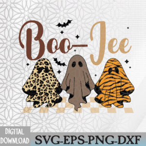 WTMWEBMOI066 09 30 Boo-Jee Boujee Halloween Fall Retro Halloween Ghost Halloween Svg, Eps, Png, Dxf, Digital Download