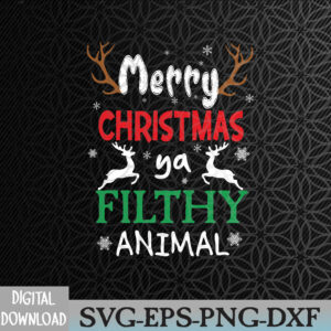 WTMNEW2024 09 13 Merry Christmas Filthy Ya Xmas Pajama Svg, Eps, Png, Dxf, Digital Download