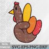 WTMWEBMOI066 09 33 Peace Sign Turkey Hand Thanksgiving Hippie Men Women Funny Svg, Eps, Png, Dxf, Digital Download