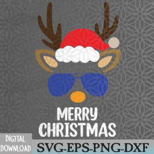WTMWEBMOI066 09 70 Merry Christmas Reindeer Xmas Family Svg, Eps, Png, Dxf, Digital Download