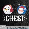 WTMWEBMOI066 09 86 Chest Nuts Matching Chestnuts Christmas Couples Nuts Funny Svg, Eps, Png, Dxf, Digital Download