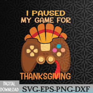 WTMWEBMOI066 09 96 Happy Thanksgiving gaming fall Turkey gamer Svg, Eps, Png, Dxf, Digital Download