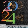 WTMNEW2024 09 146 New Year's Eve 2024 Colorful NYE Party Svg, Eps, Png, Dxf, Digital Download