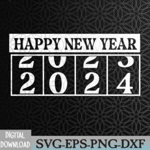 WTMNEW2024 09 153 Happy New Year 2024 Svg, Eps, Png, Dxf, Digital Download