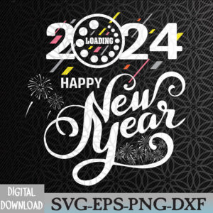 WTMNEW2024 09 33 New Years Eve Party Supplies 2024 Happy New Year Fireworks Svg, Eps, Png, Dxf, Digital Download