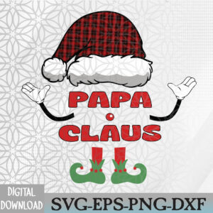 WTMNEW2024 09 77 Papa Claus Family Holiday Cheer Svg, Eps, Png, Dxf, Digital Download