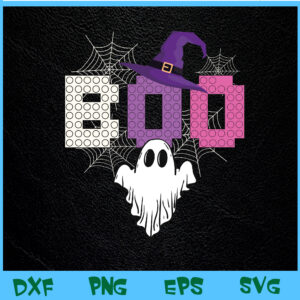 WTM BEESTORE 04 134 Master Builder Boo ghost Halloween Girl Kids Block Building Svg, Eps, Png, Dxf, Digital Download
